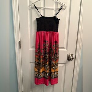 Cristinalove Elegant Colorful Maxi Dress